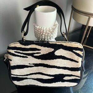 Kate Spade Tapestry & Leather Bag